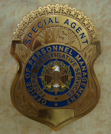 OPM Federal Investigative Service Special Agent Badge